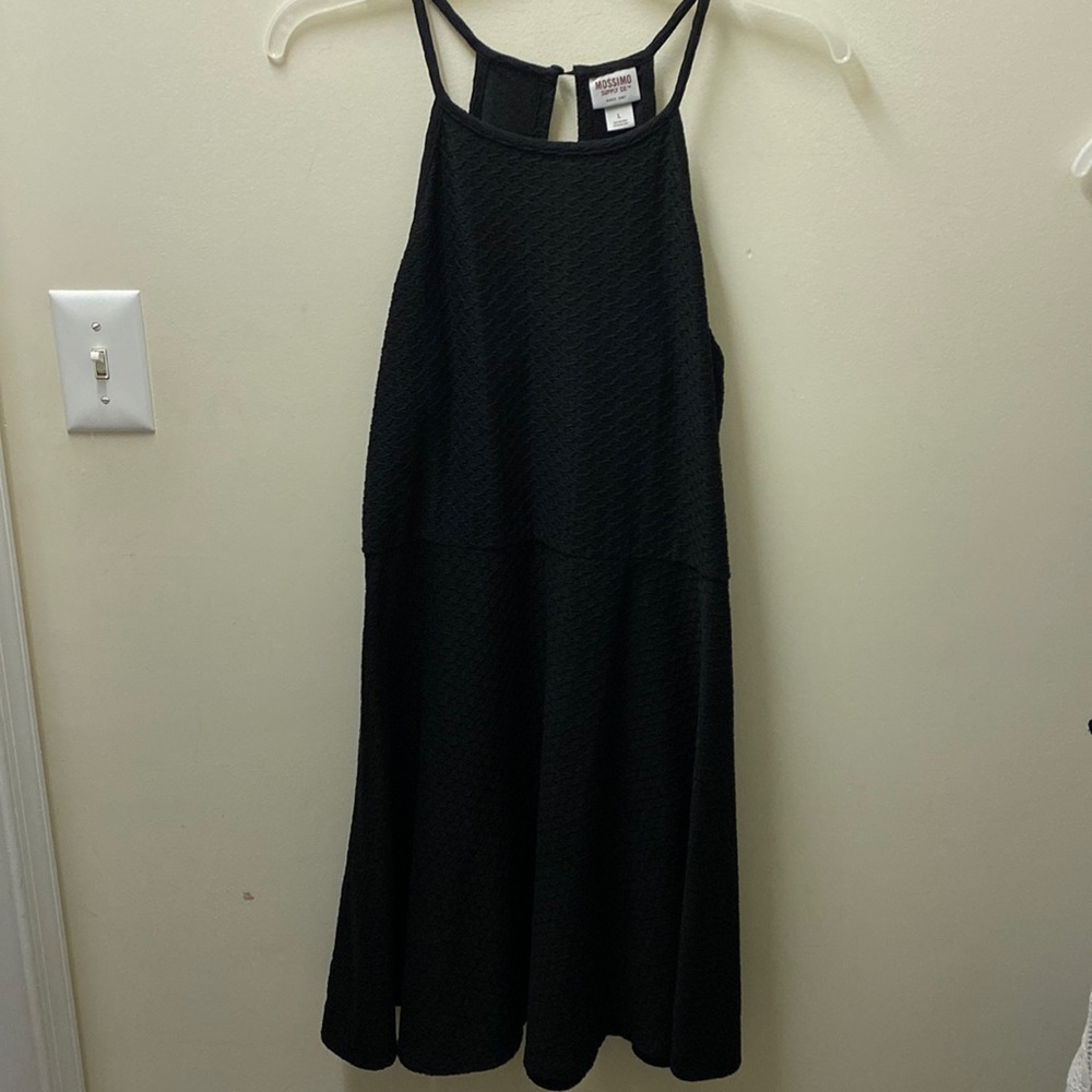 Soft casual black dress